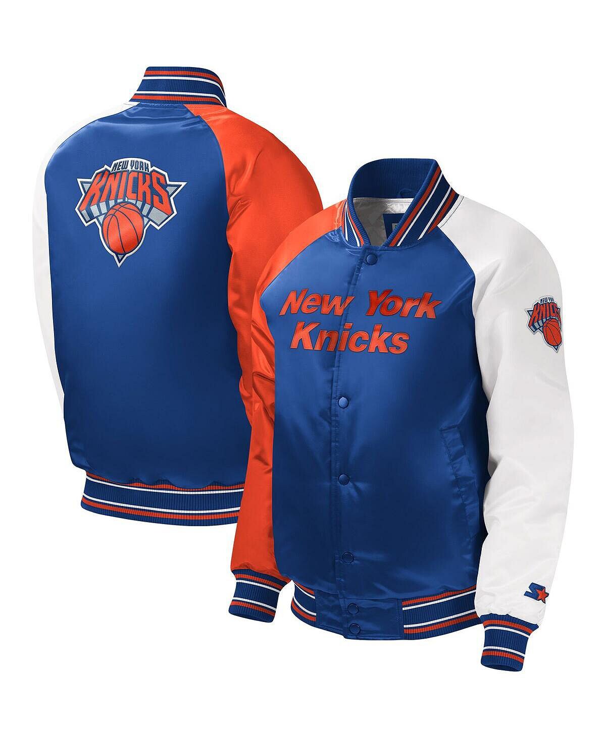 Университетская куртка с длинными кнопками реглан Royal New York Knicks для мальчиков и девочек Big Starter
Университетская куртка с длинными кнопками реглан Royal New York Knicks для мальчиков и девочек Big Starter