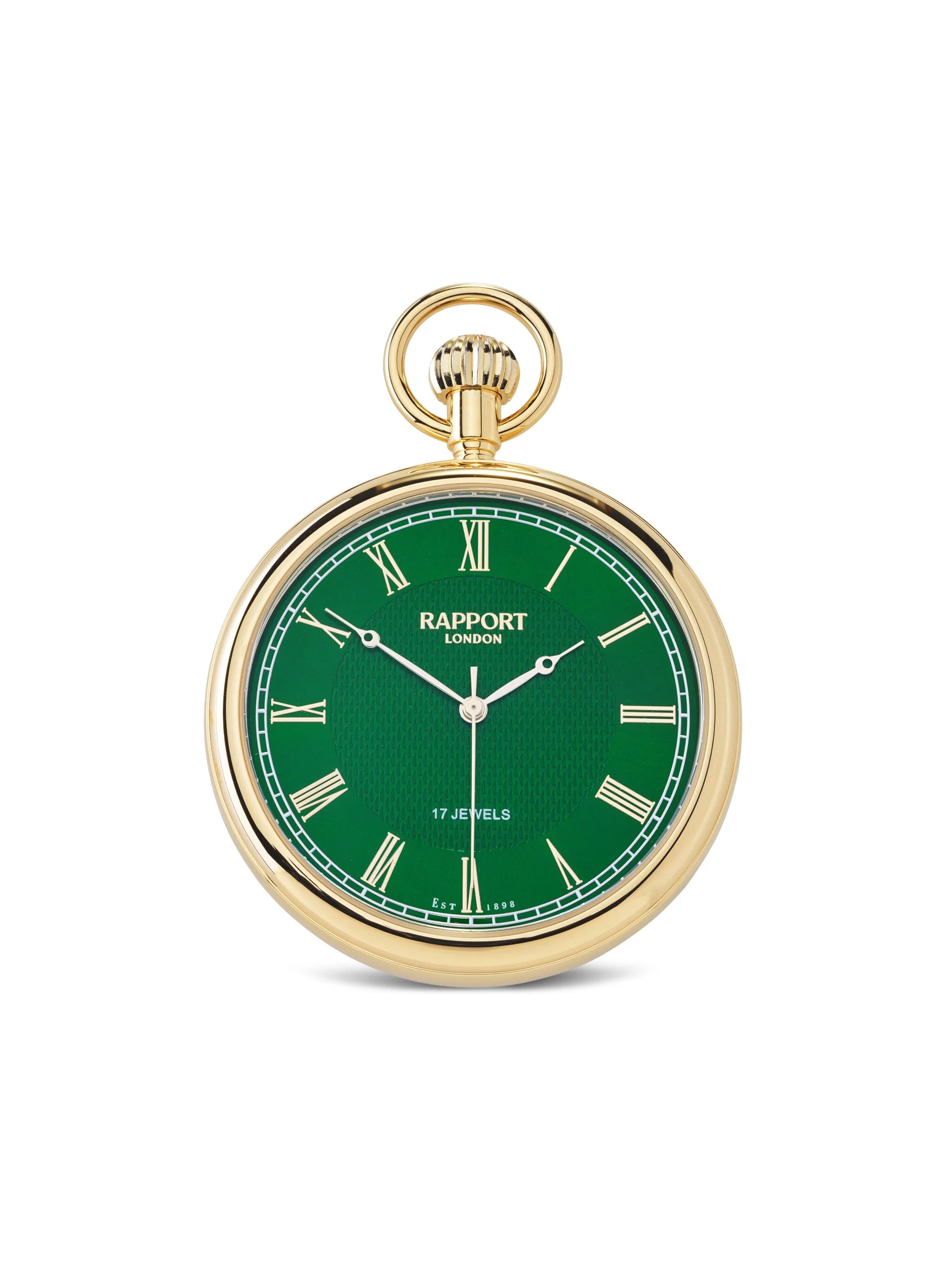 Механические карманные часы с открытым циферблатом Rapport, золотистый
Механические карманные часы с открытым циферблатом Rapport, золотистый