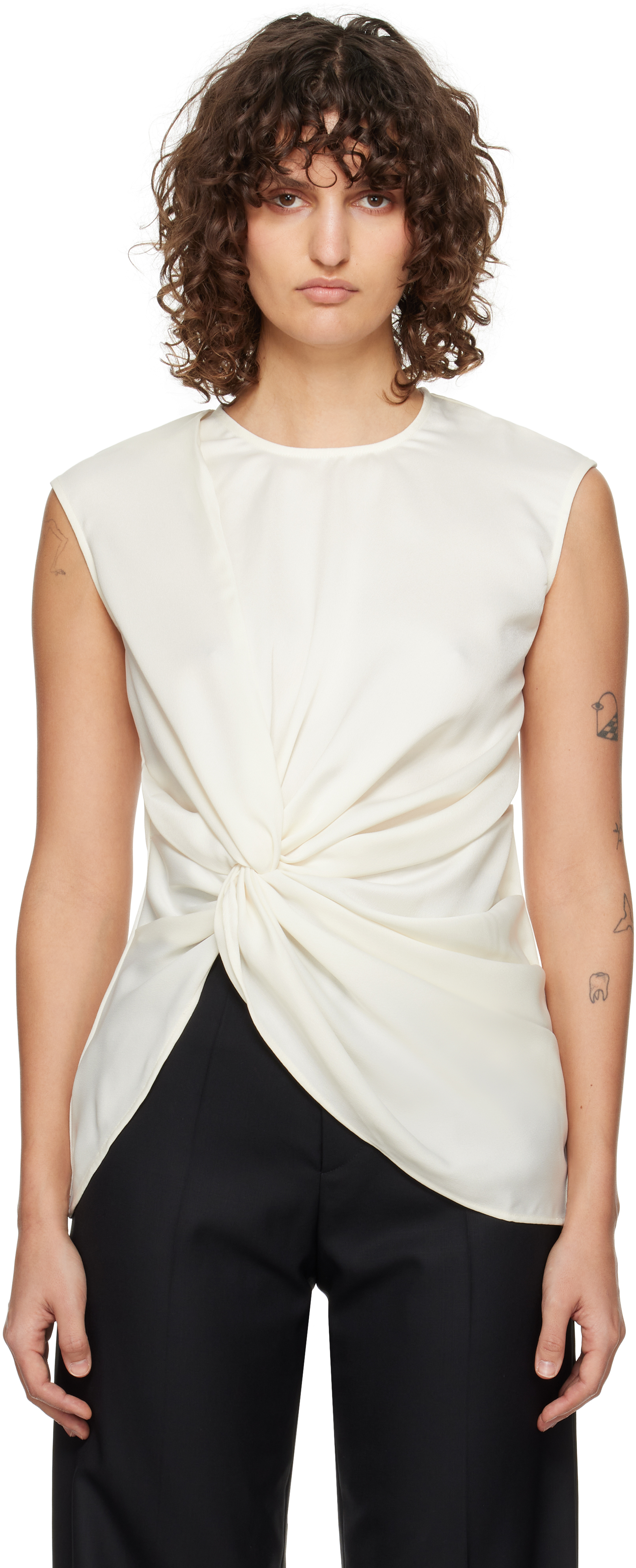 Блуза Бурдена от белого цвета Beaufille
Блуза Бурдена от белого цвета Beaufille