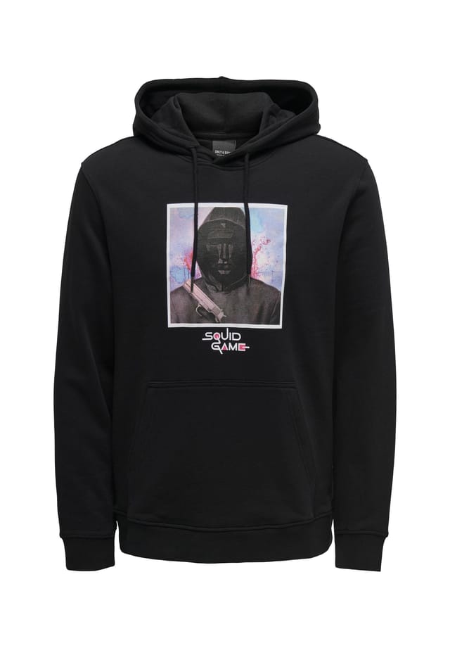 Толстовка с капюшоном sqidgame Only & Sons, черный
Толстовка с капюшоном sqidgame Only & Sons, черный