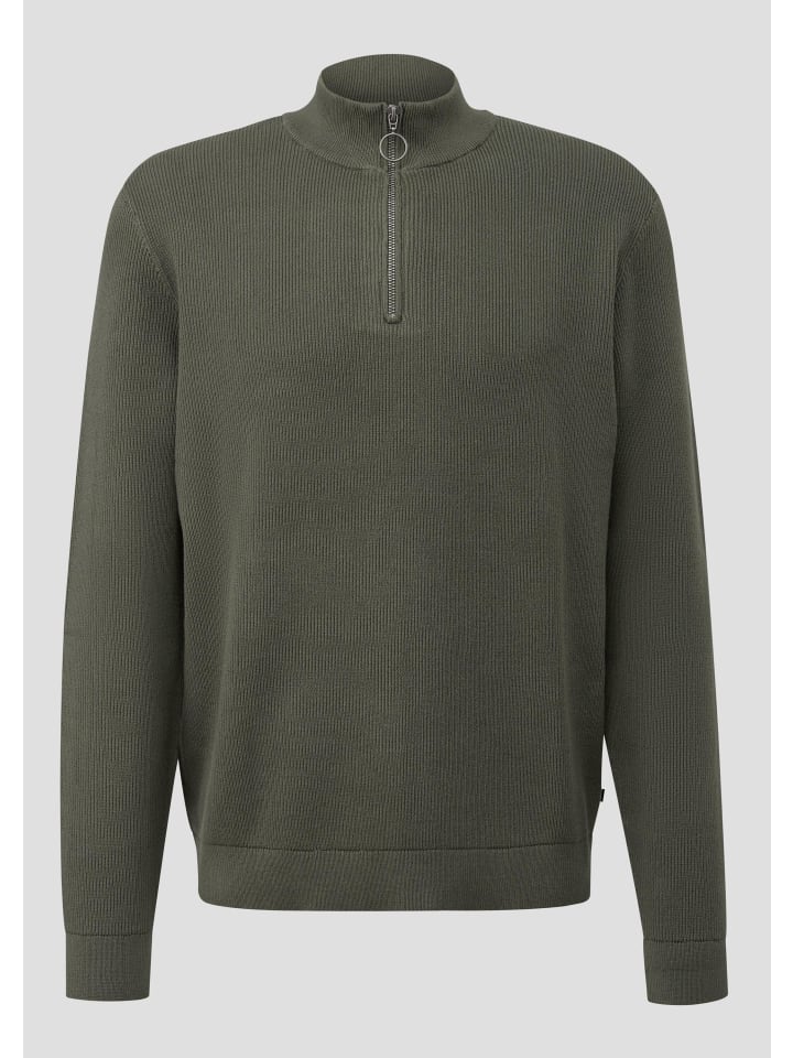 Вязаный свитер цвета 7981_оливковый QS
Вязаный свитер цвета 7981_оливковый QS