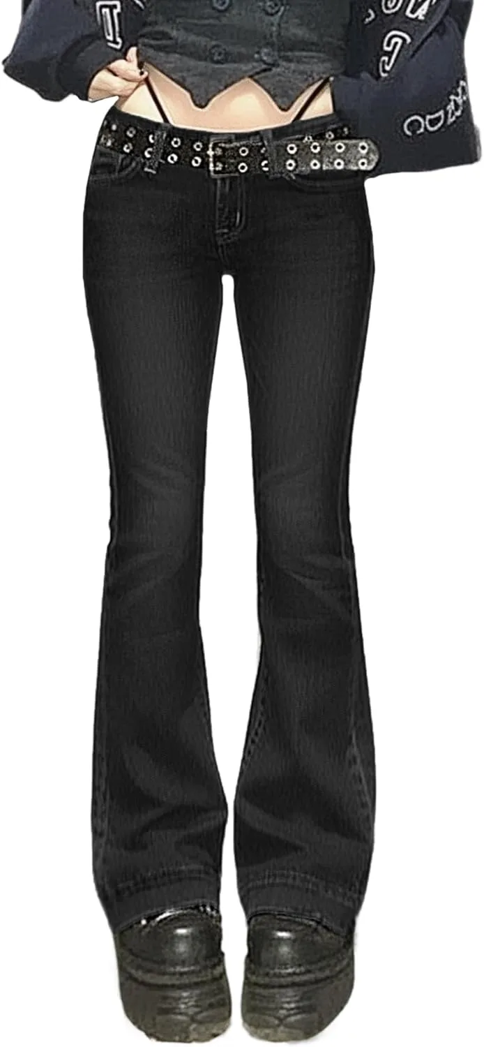 Emmiol Bell Bottom джинсы для женщин, Flare, Stretchy, Mid-Low Rise
Emmiol Bell Bottom джинсы для женщин, Flare, Stretchy, Mid-Low Rise