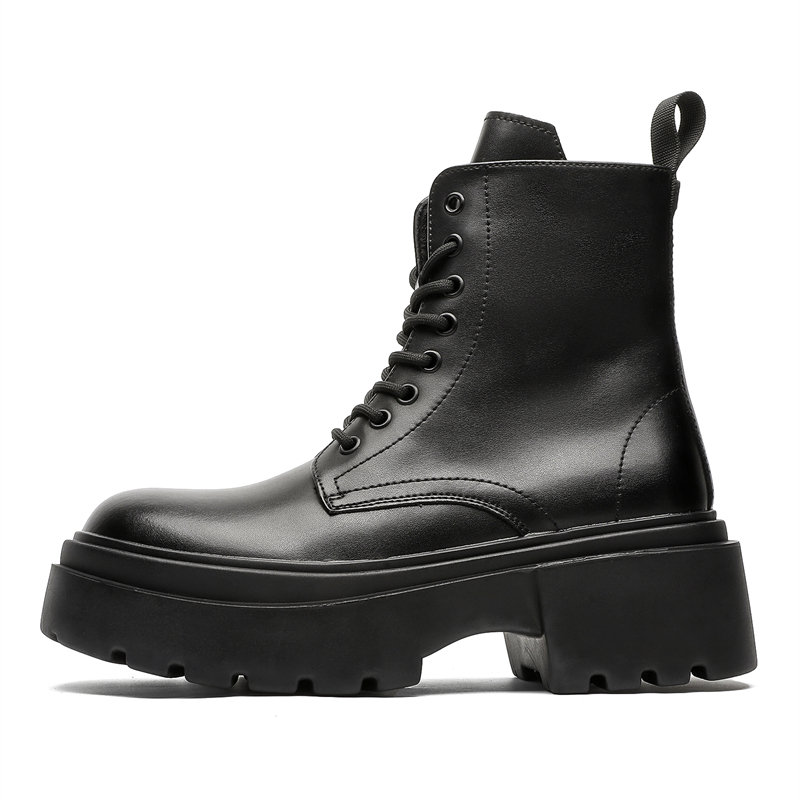 Chi Wolf Короткие мужские ботинки Martin до середины голени, черные
Chi Wolf Короткие мужские ботинки Martin до середины голени, черные