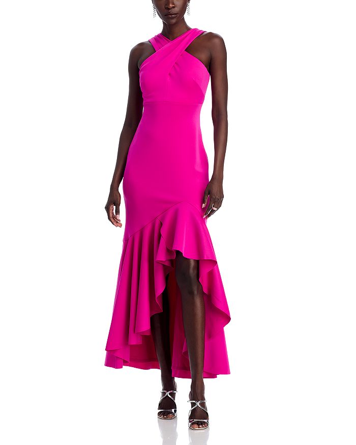 Платье-халат с перекрещивающимися бретелями асимметричного кроя Eliza J, розовый
Платье-халат с перекрещивающимися бретелями асимметричного кроя Eliza J, розовый