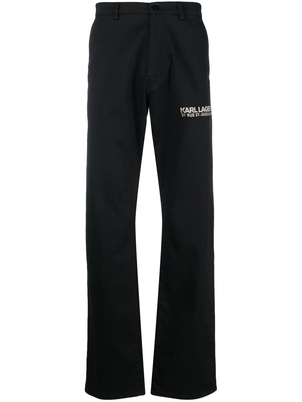 Брюки чинос Rue St-Guillaume KARL LAGERFELD, черный 
Брюки чинос Rue St-Guillaume KARL LAGERFELD, черный