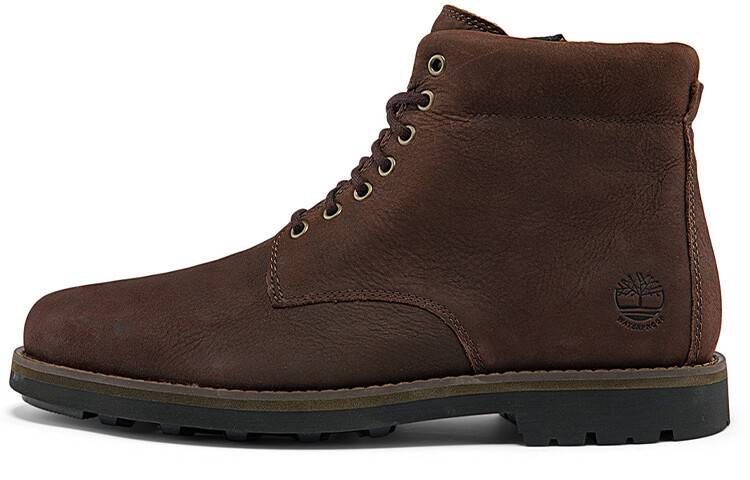 Мужские ботинки Timberland Alden однотонные высокие, темно-коричневый 
Мужские ботинки Timberland Alden однотонные высокие, темно-коричневый