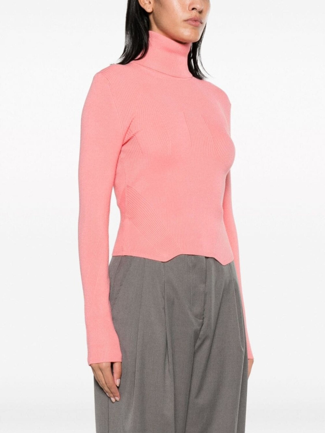 Джемпер в рубчик с высоким воротником REMAIN, розовый
Джемпер в рубчик с высоким воротником REMAIN, розовый