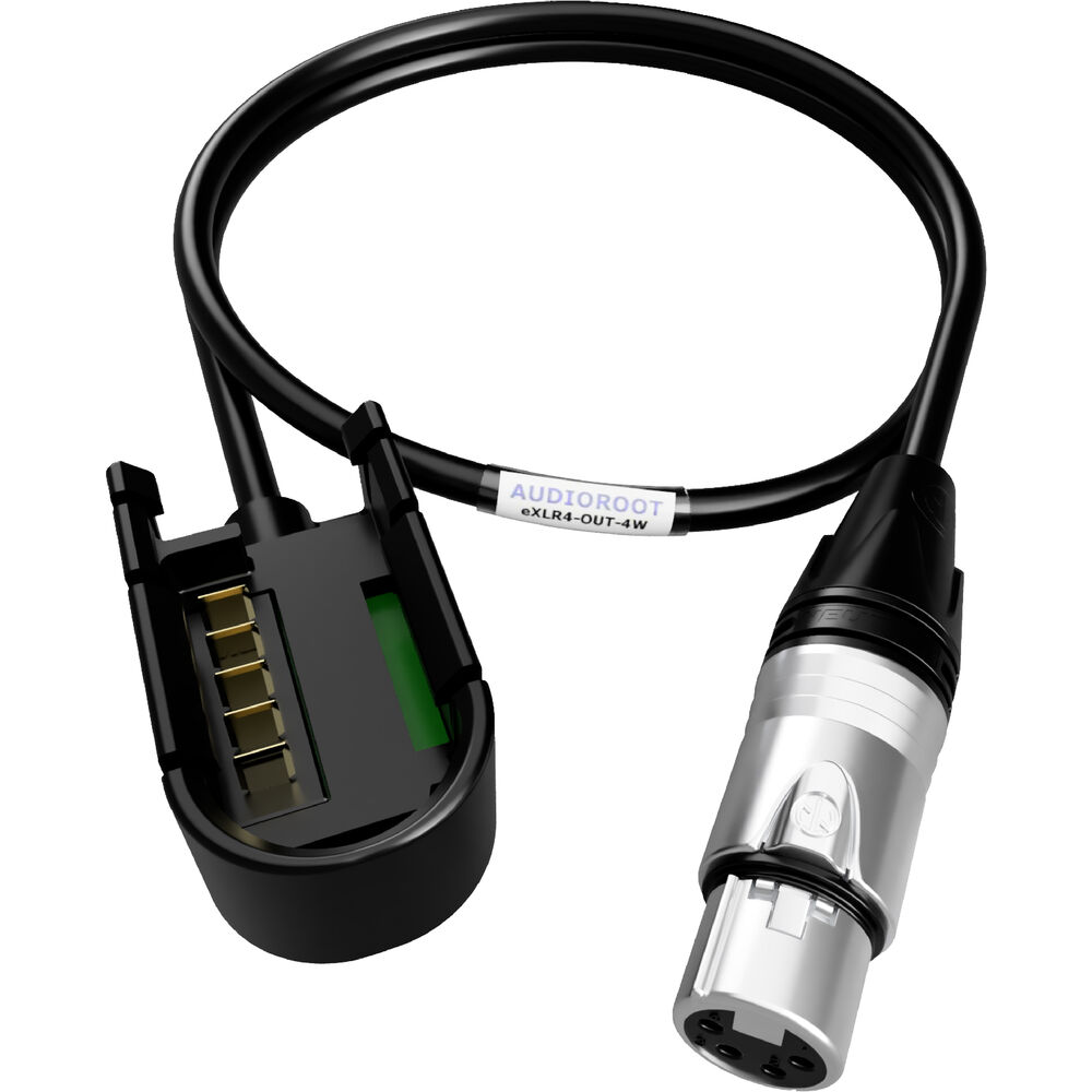 AUDIOROOT 4-Pin XLR Battery Output Cable EXLR4-OUT-4W
AUDIOROOT 4-Pin XLR Battery Output Cable EXLR4-OUT-4W