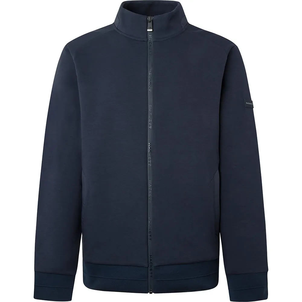 Толстовка Hackett Club Track full zip, синий 
Толстовка Hackett Club Track full zip, синий