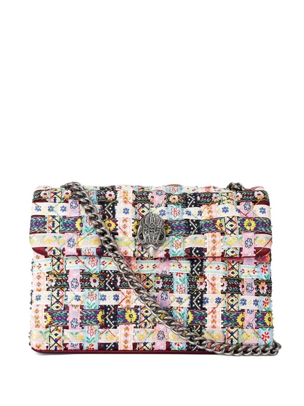 Сумка на плечо Kensington среднего размера Kurt Geiger London, черный 
Сумка на плечо Kensington среднего размера Kurt Geiger London, черный