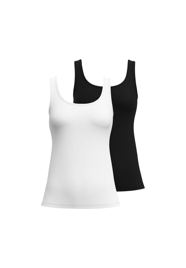 Комплект из 2 топов-спагетти - базовый хлопковый топ-майка однотонный трикотаж Calida, мультиколор
Комплект из 2 топов-спагетти - базовый хлопковый топ-майка однотонный трикотаж Calida, мультиколор