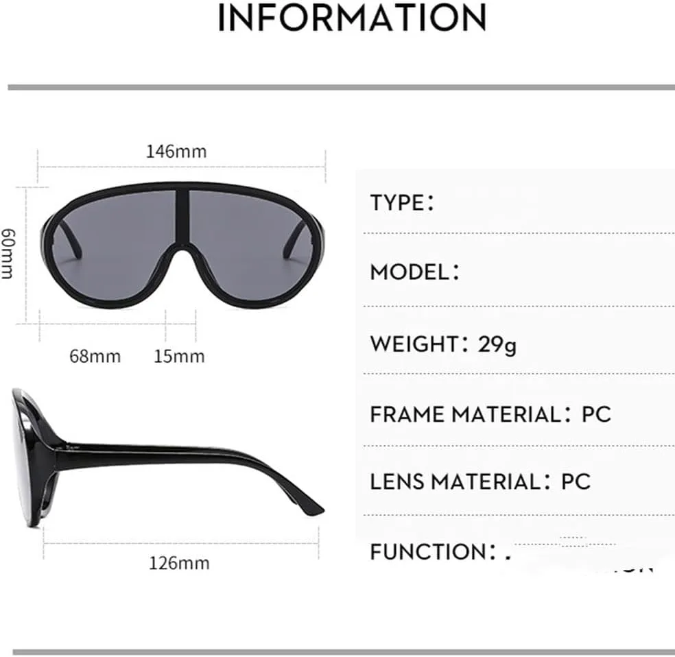 Большие круглые солнцезащитные очки для женщин и мужчин, ретро-очки для женщин, модные солнцезащитные очки с защитой от УФ-излучения UV400 TKKTLLT, White Blue
Большие круглые солнцезащитные очки для женщин и мужчин, ретро-очки для женщин, модные солнцезащитные очки с защитой от УФ-излучения UV400 TKKTLLT, White Blue