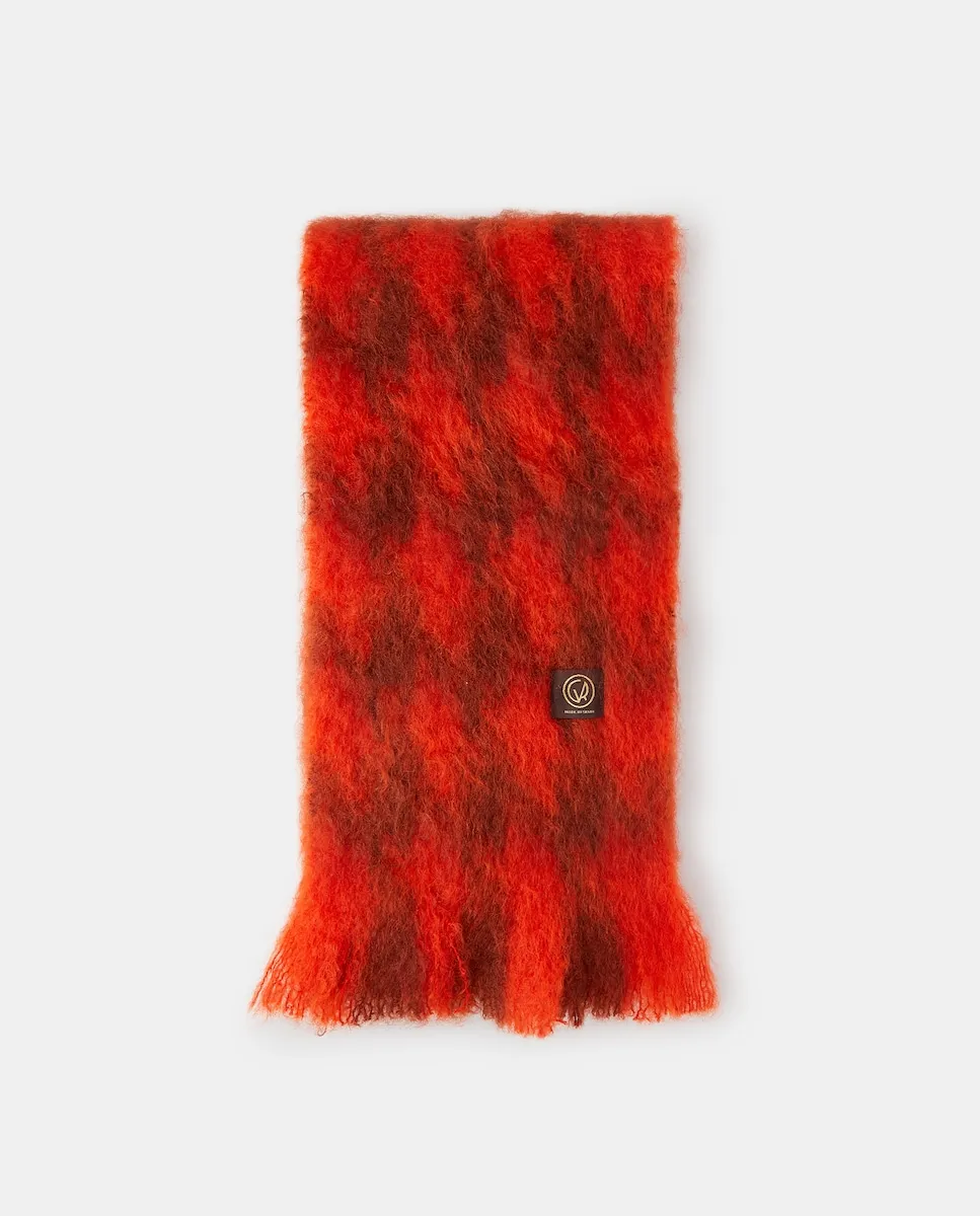 Шарф из мохера и шерсти Mantas Ezcaray, красный
Шарф из мохера и шерсти Mantas Ezcaray, красный