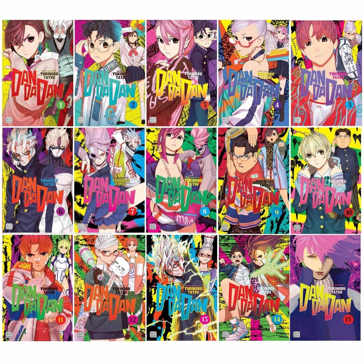 Dandadan Manga Set Vol. 1-16 complete set paperback (16 Books) english & Juliet Music Bookmark (Simon & Schuster)
Dandadan Manga Set Vol. 1-16 complete set paperback (16 Books) english & Juliet Music Bookmark (Simon & Schuster)