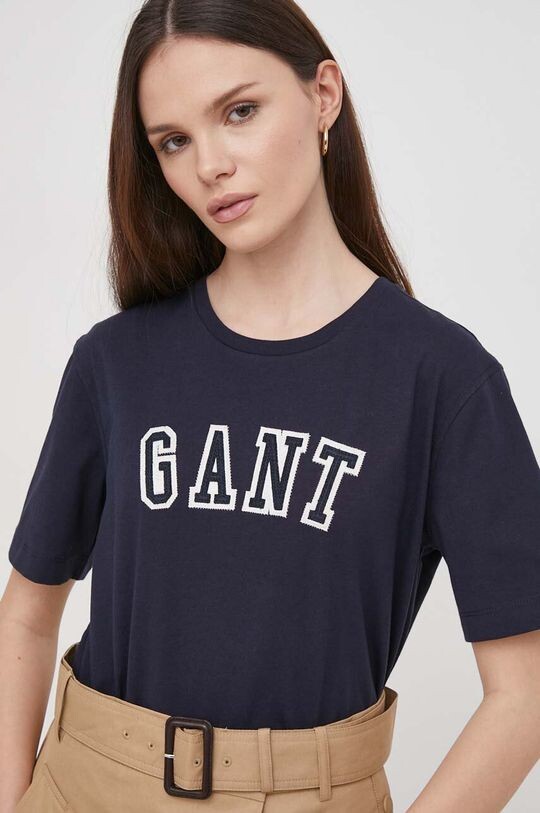 Хлопковая футболка Gant, темно-синий
Хлопковая футболка Gant, темно-синий