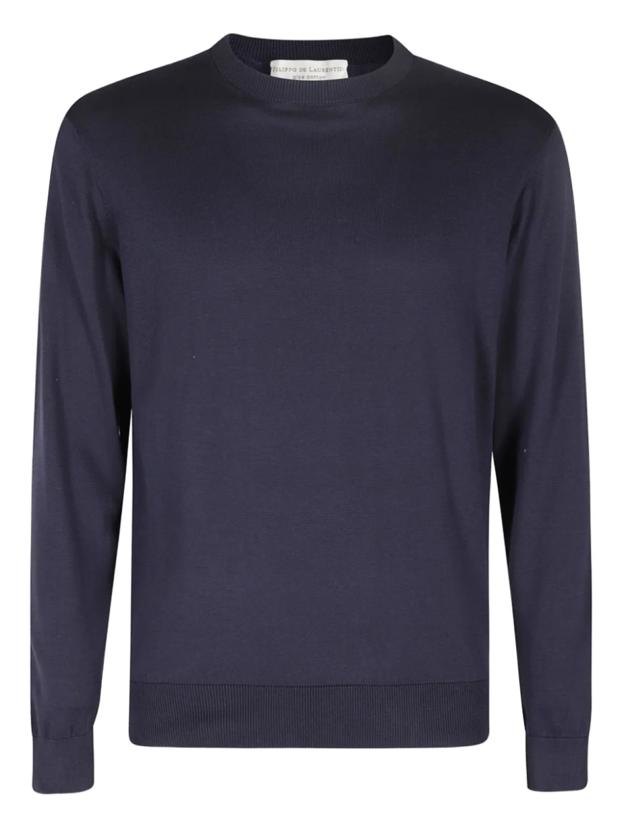 Тонкий свитер с круглым вырезом Filippo De Laurentiis, синий 
Тонкий свитер с круглым вырезом Filippo De Laurentiis, синий