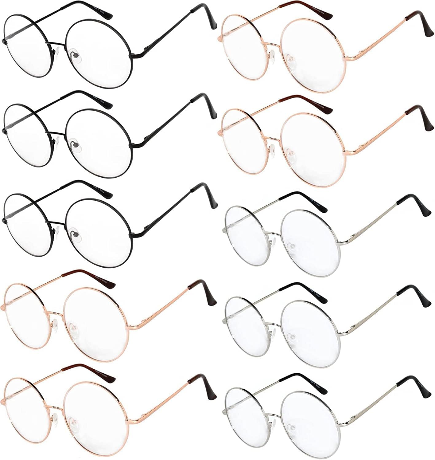 OWL, набор из 10 круглых солнцезащитных очков в стиле ретро-винтаж с прозрачными, тонированными и зеркальными линзами 43 и 56 мм, металлическая оправа, 56 Mm Mix / Clear
OWL, набор из 10 круглых солнцезащитных очков в стиле ретро-винтаж с прозрачными, тонированными и зеркальными линзами 43 и 56 мм, металлическая оправа, 56 Mm Mix / Clear