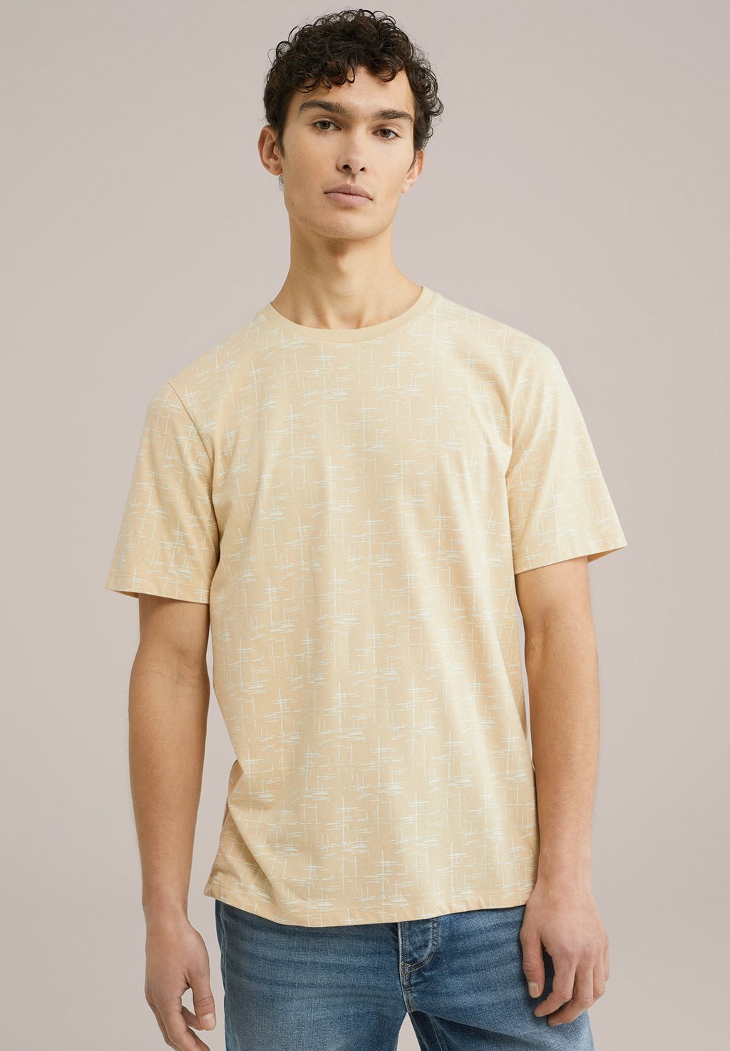 Футболка с принтом WE Fashion, бежевый
Футболка с принтом WE Fashion, бежевый