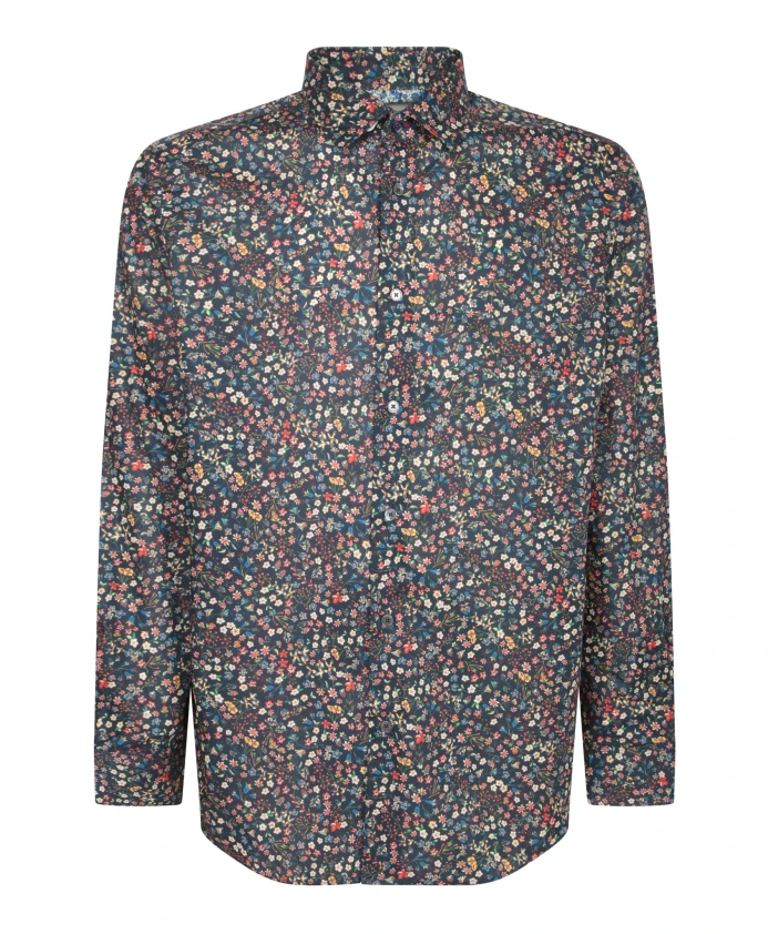 Хлопковая рубашка с цветочным узором Paul Smith, синий
Хлопковая рубашка с цветочным узором Paul Smith, синий