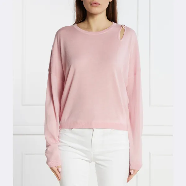 Шерстяной свитер обычного кроя с добавлением кашемира Liu Jo, розовый
Шерстяной свитер обычного кроя с добавлением кашемира Liu Jo, розовый