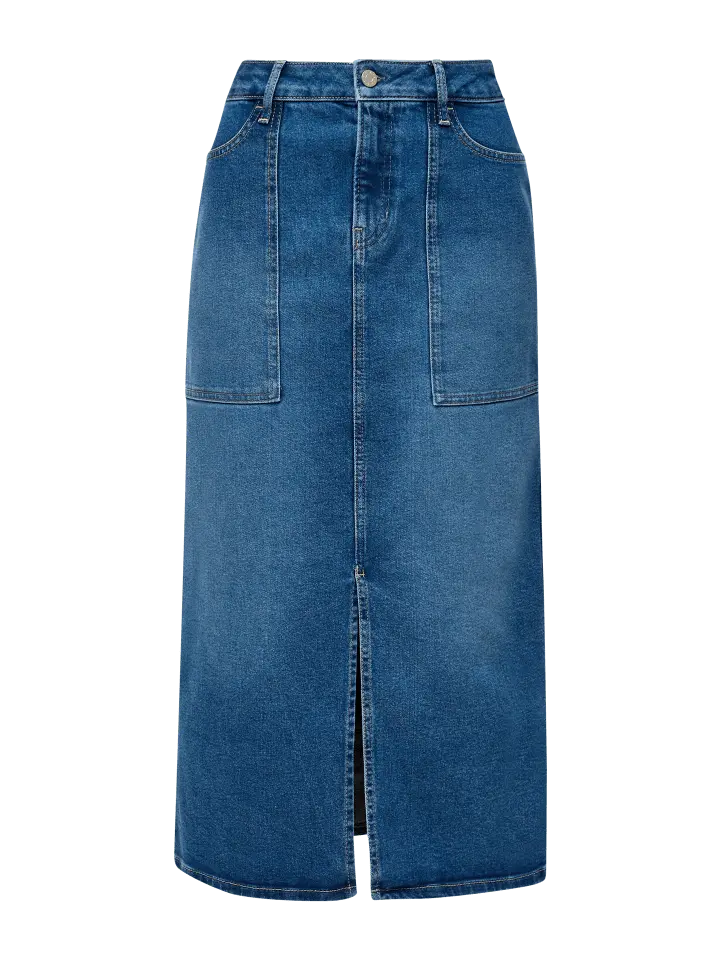 Длинная юбка sOliver lang, синий 
Длинная юбка sOliver lang, синий