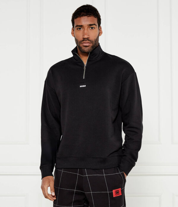 Толстовка мужская Hugo однотонная с молнией, черный
Толстовка мужская Hugo однотонная с молнией, черный