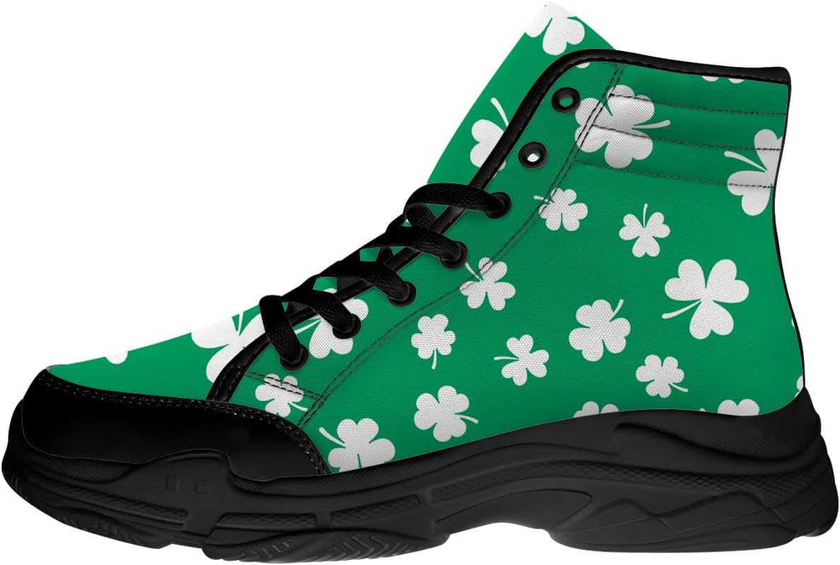 Мужские и женские высокие кеды на День Святого Патрика, зеленые текстильные платформенные кроссовки на шнуровке, подарки для него и для нее Generic
Мужские и женские высокие кеды на День Святого Патрика, зеленые текстильные платформенные кроссовки на шнуровке, подарки для него и для нее Generic