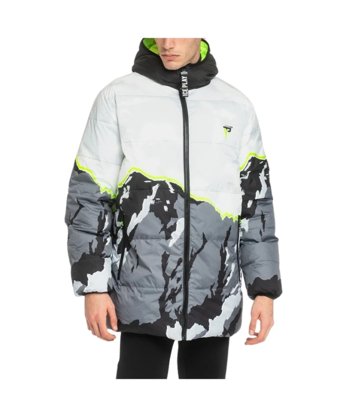 Мужская стеганая куртка, серый принт Ice Play, мультиколор
Мужская стеганая куртка, серый принт Ice Play, мультиколор
