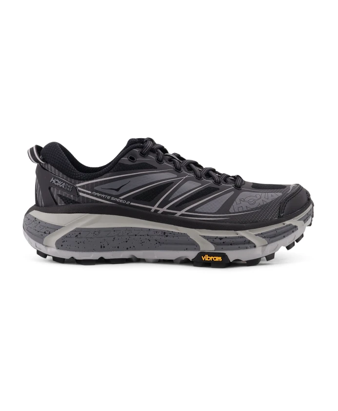 Черные кроссовки с подошвой Vibram Hoka One One, черный
Черные кроссовки с подошвой Vibram Hoka One One, черный
