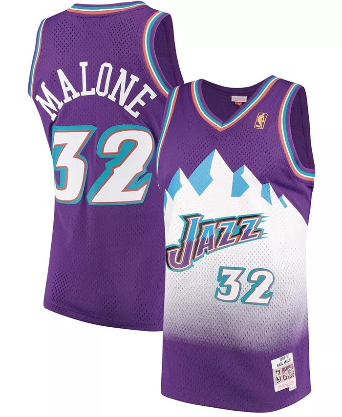 Мужская баскетбольная майка Karl Malone в стиле Hardwood Classics Utah Jazz сезона 1996-97, фиолетовая, модель Swingman Mitchell & Ness
Мужская баскетбольная майка Karl Malone в стиле Hardwood Classics Utah Jazz сезона 1996-97, фиолетовая, модель Swingman Mitchell & Ness