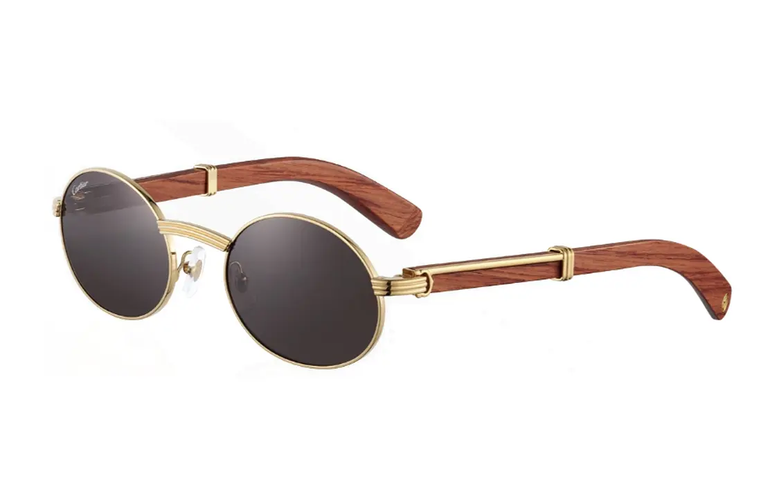 Картье деревянные овальные солнцезащитные очки унисекс золотые
Картье деревянные овальные солнцезащитные очки унисекс золотые