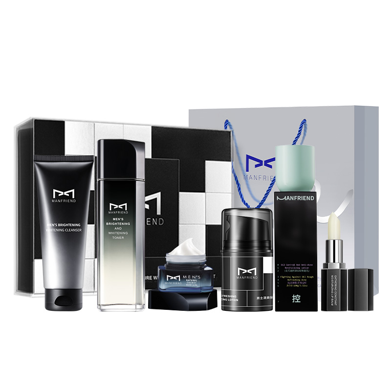 Мужской набор для увлажнения и осветления кожи восстановление увлажнение очищение выравнивание тона 6 предметов MANFRIEND
Мужской набор для увлажнения и осветления кожи восстановление увлажнение очищение выравнивание тона 6 предметов MANFRIEND