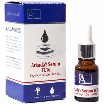 Средство ARKADA SERUM TC16 Advanced Collagen Therapy for Problematic Skin, Infections, Nail Injuries, Nail Damage and Scars 11ml
Средство ARKADA SERUM TC16 Advanced Collagen Therapy for Problematic Skin, Infections, Nail Injuries, Nail Damage and Scars 11ml
