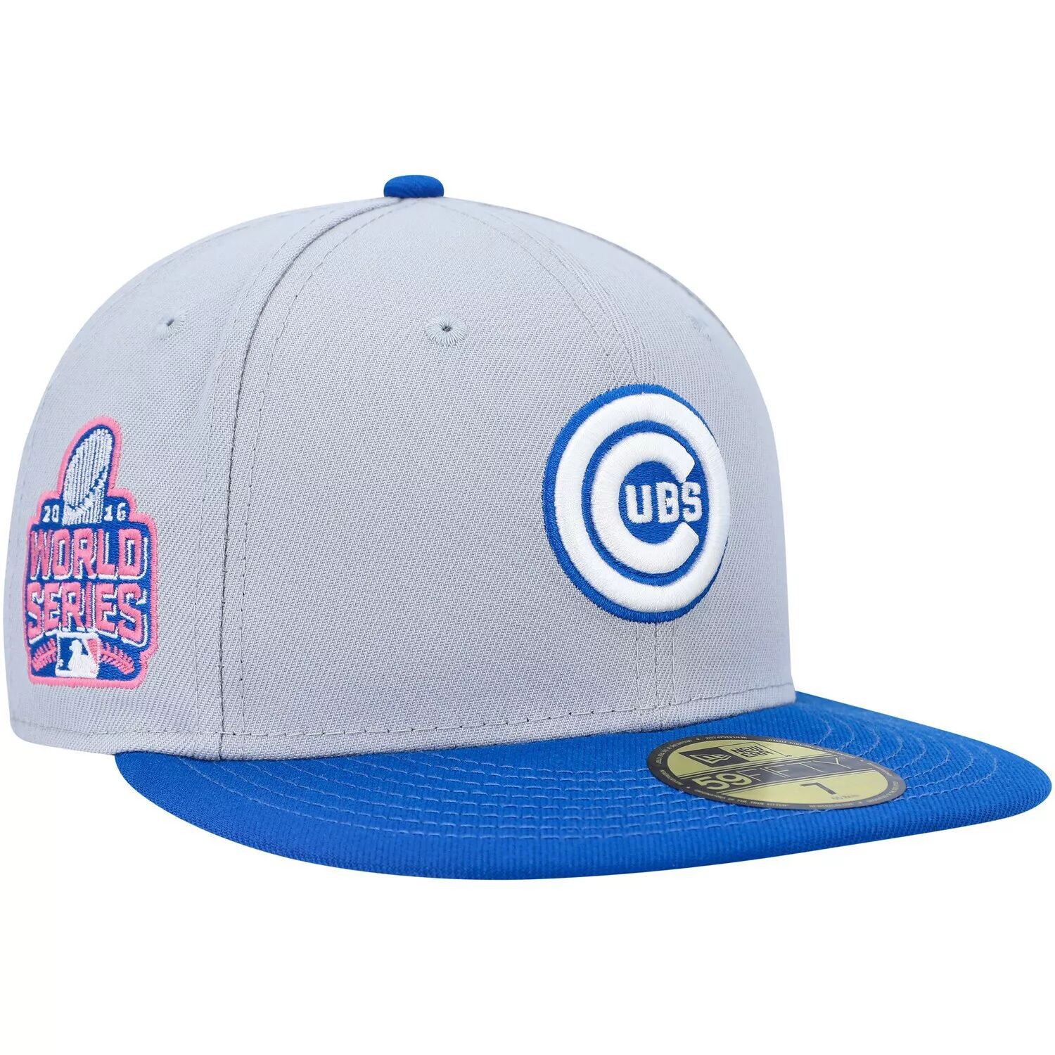 Мужская приталенная шляпа New Era серого/синего цвета Chicago Cubs Dolphin 59FIFTY
Мужская приталенная шляпа New Era серого/синего цвета Chicago Cubs Dolphin 59FIFTY