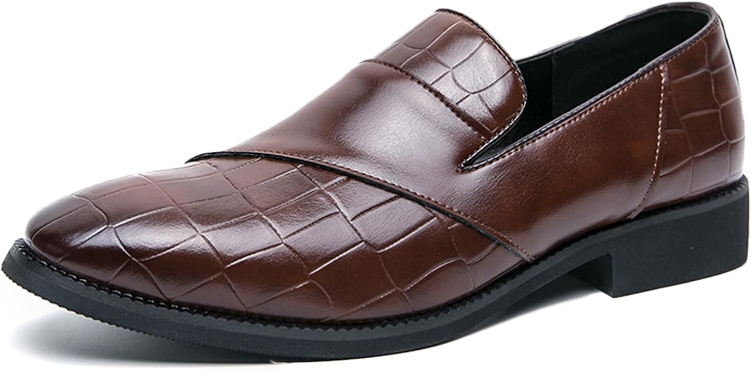 Мужские классические кожаные оксфорды с низким каблуком, удобные с заостренным носком, низкие, слипоны для работы, вождения и вечеринок Yherohg, коричневый
Мужские классические кожаные оксфорды с низким каблуком, удобные с заостренным носком, низкие, слипоны для работы, вождения и вечеринок Yherohg, коричневый