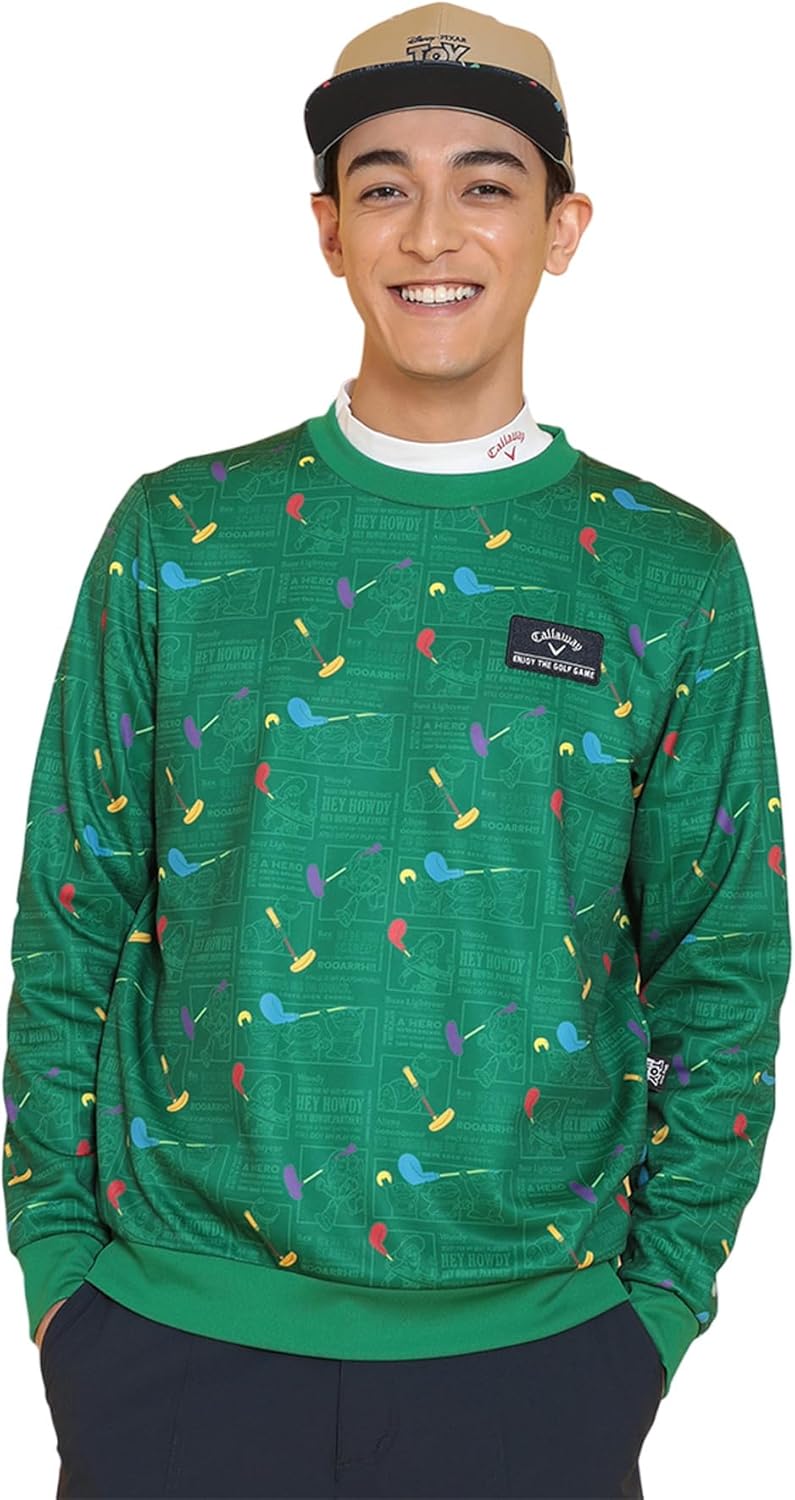Мужская толстовка Callaway C24217132 с круглым вырезом, созданная в сотрудничестве с персонажами мультфильма «История игрушек» / для гольфа, зеленый
Мужская толстовка Callaway C24217132 с круглым вырезом, созданная в сотрудничестве с персонажами мультфильма «История игрушек» / для гольфа, зеленый