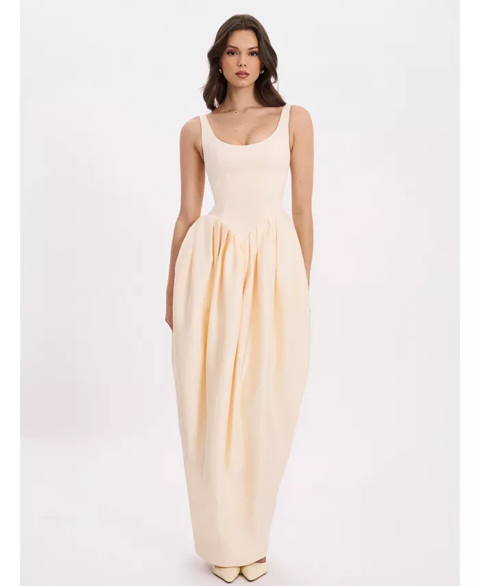 Женское платье-тюльпан Udana Butter Yellow с заниженной талией Miss Circle, желтый
Женское платье-тюльпан Udana Butter Yellow с заниженной талией Miss Circle, желтый