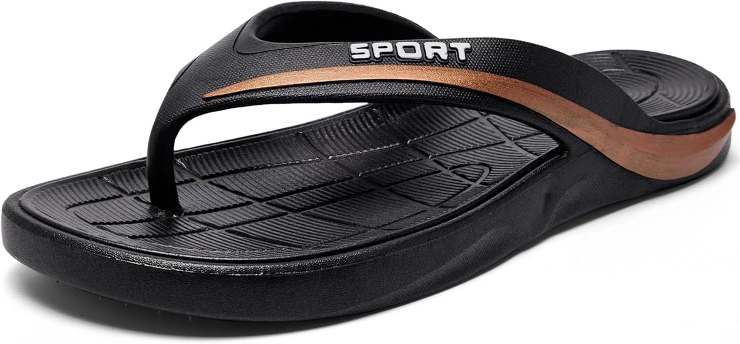 Мужские тапочки-сандалии CYRUWOSH пляжные шлепанцы легкие с комфортной посадкой ультрамягкие, золотой
Мужские тапочки-сандалии CYRUWOSH пляжные шлепанцы легкие с комфортной посадкой ультрамягкие, золотой