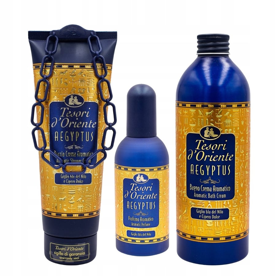 Набор итальянской косметики Tesori d'Oriente из линии AEGYPTUS
Набор итальянской косметики Tesori d'Oriente из линии AEGYPTUS