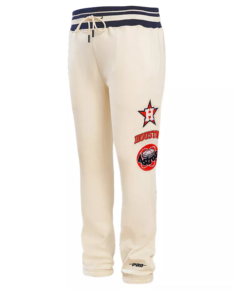 Мужские спортивные брюки из флиса в стиле ретро Pro Standard Houston Astros, кремовый
Мужские спортивные брюки из флиса в стиле ретро Pro Standard Houston Astros, кремовый