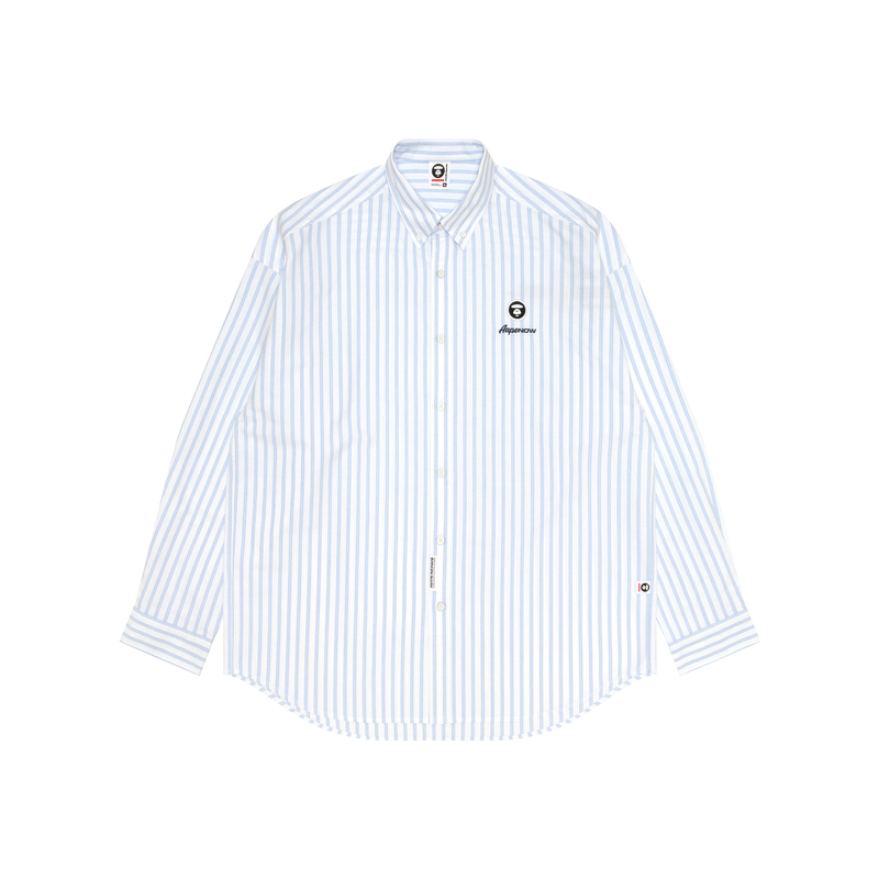 Полосатая рубашка A Bathing APE Aape, белый
Полосатая рубашка A Bathing APE Aape, белый