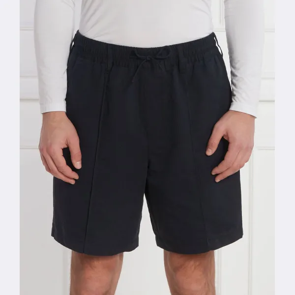 Льняные шорты стандартного кроя Emporio Armani, синий
Льняные шорты стандартного кроя Emporio Armani, синий