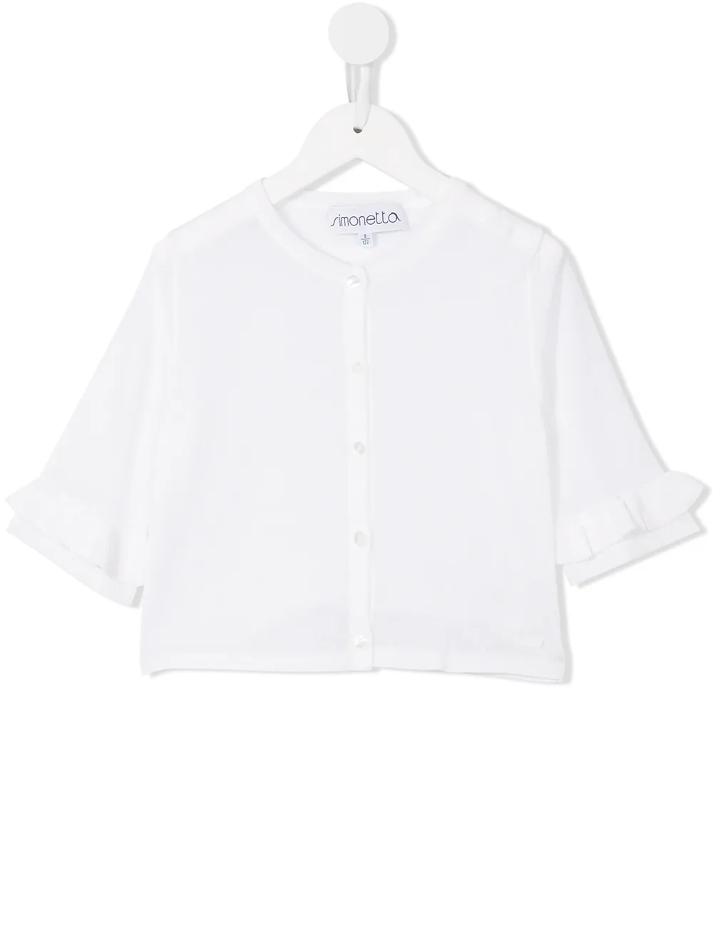 Блузка с оборчатыми рукавами Simonetta, белый
Блузка с оборчатыми рукавами Simonetta, белый