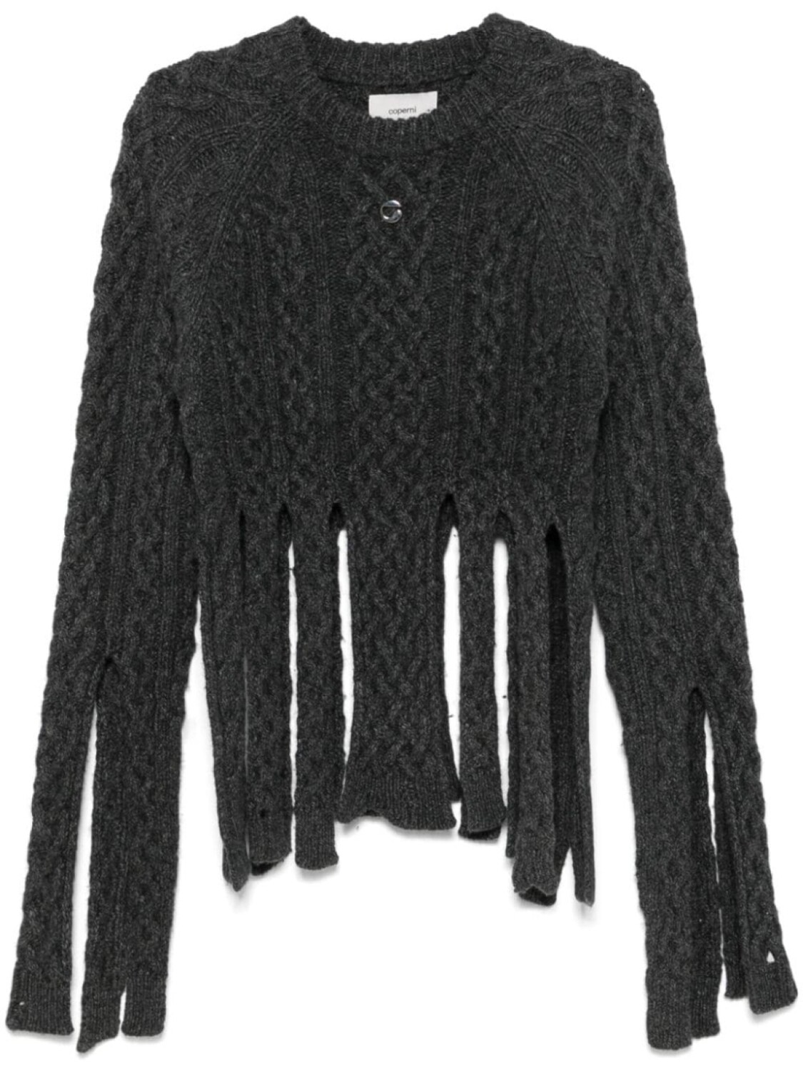 Потертый свитер Coperni, серый
Потертый свитер Coperni, серый