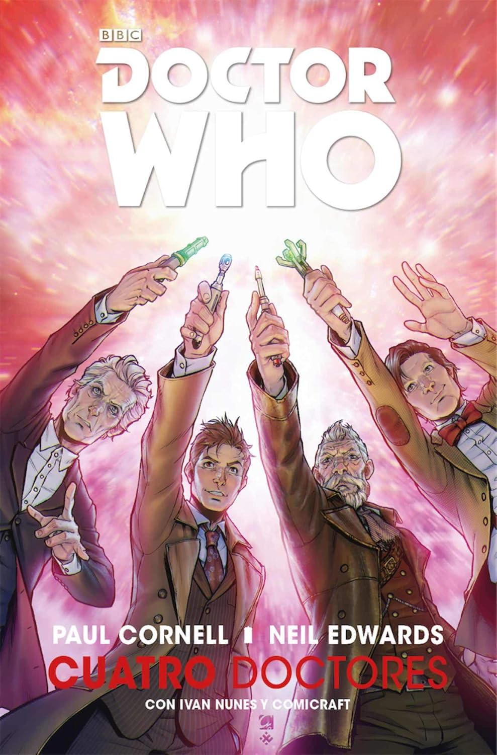 Doctor Who: Cuatro Doctores (Fandogamia Editorial, C.B.)
Doctor Who: Cuatro Doctores (Fandogamia Editorial, C.B.)