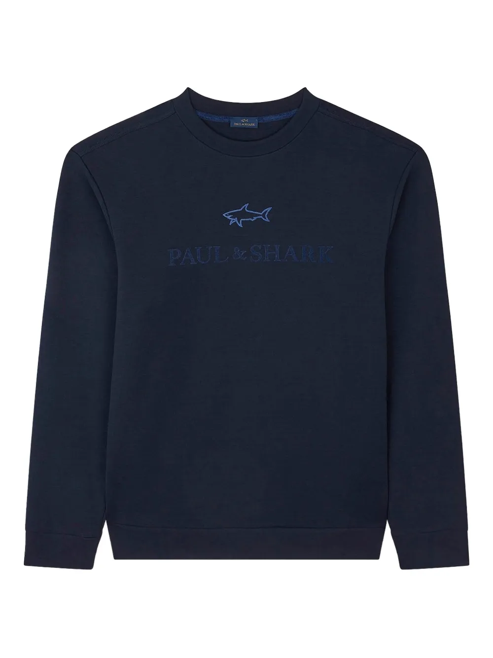Хлопковый свитшот с вышитым логотипом Paul & Shark, синий
Хлопковый свитшот с вышитым логотипом Paul & Shark, синий