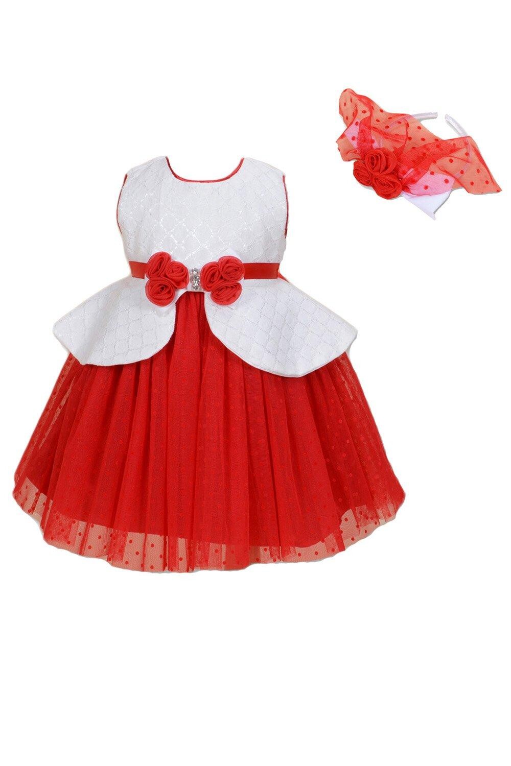 Платье подружки невесты и повязка на голову Cinda, красный
Платье подружки невесты и повязка на голову Cinda, красный