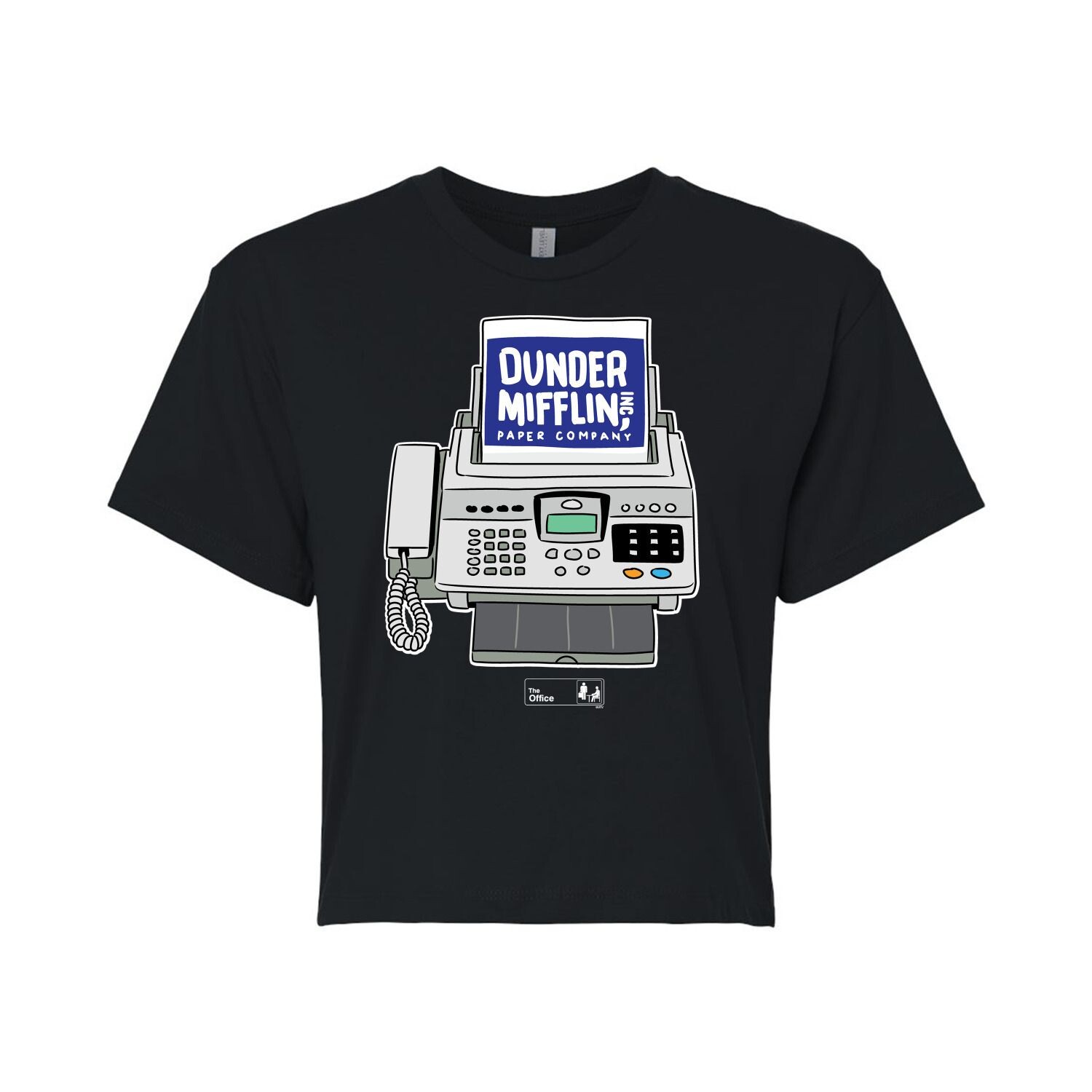 Укороченная футболка для подростков The Office Fax Machine Licensed Character, черный
Укороченная футболка для подростков The Office Fax Machine Licensed Character, черный