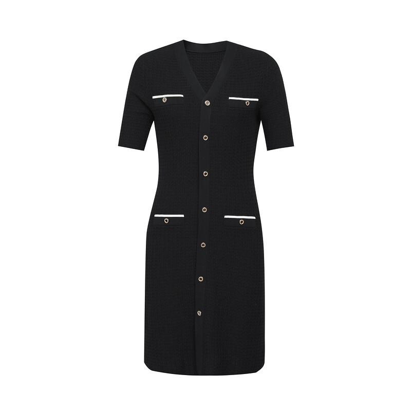 Платье Deep Breath с имитацией карманов, черный
Платье Deep Breath с имитацией карманов, черный