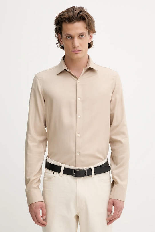 Шерстяная рубашка Calvin Klein, бежевый
Шерстяная рубашка Calvin Klein, бежевый